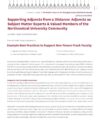 Supporting Adjuncts from a Distance: Adjuncts as Subject Matter Experts & Valued Members of the Northcentral University Community