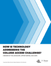 How is Technology Addressing the College Access Challenge?: A Review of the Landscape, Opportunities, and Gaps