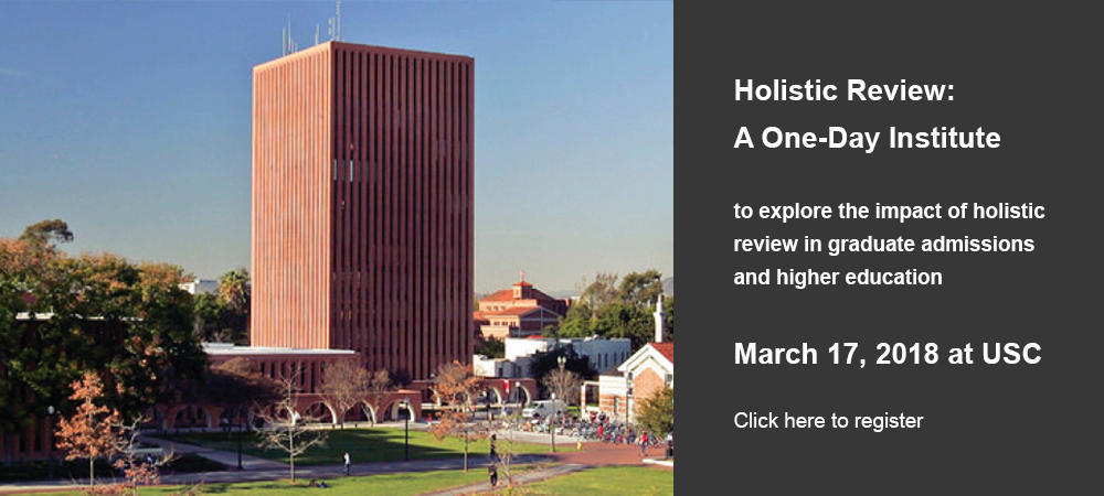 Holistic Review: A One-Day Institute  — March 17, 2018