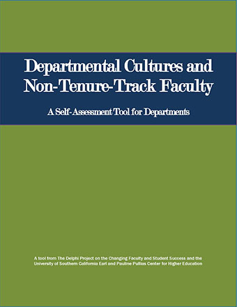 Departmental Cultures and Non-Tenure-Track Faculty: A Self-Assessment Tool for Departments