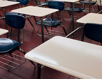 Chairs in classroom