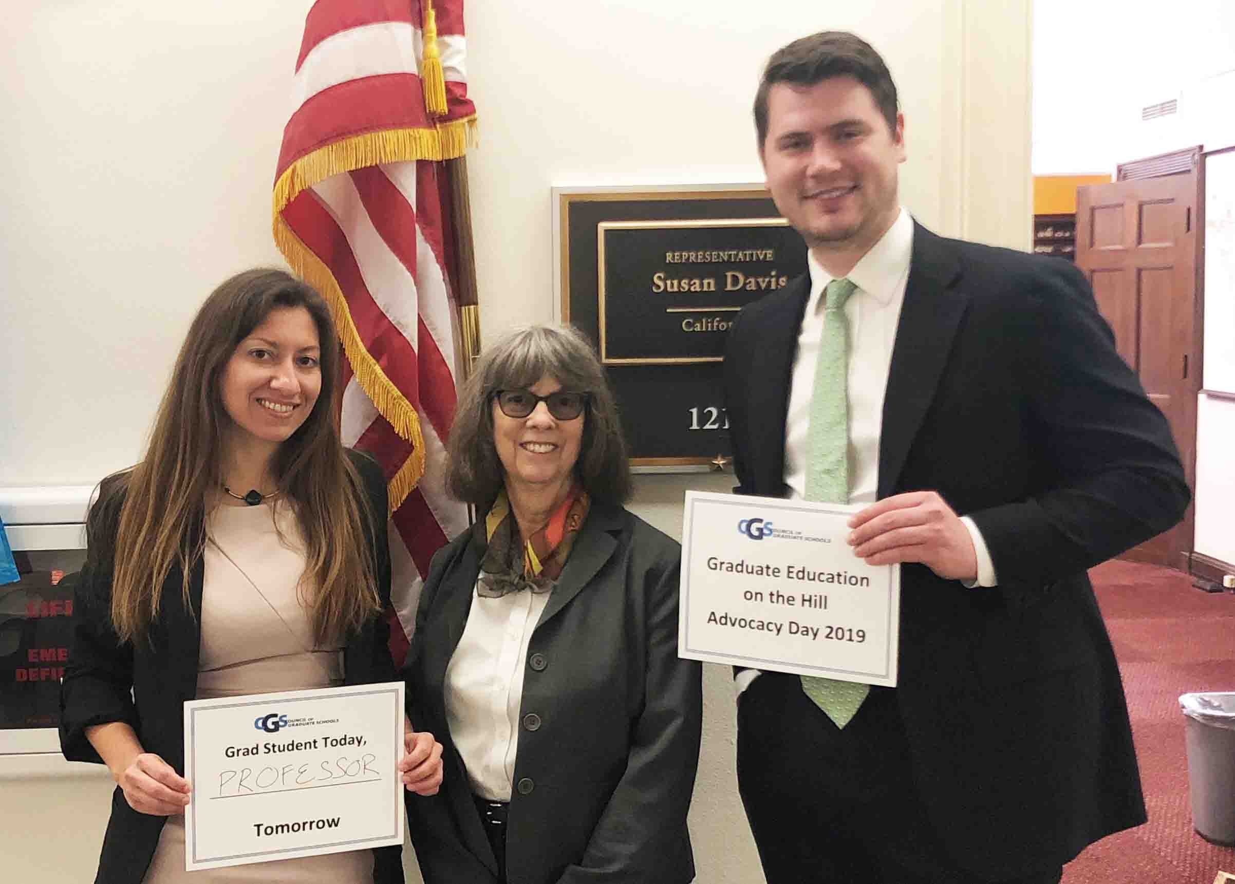 Pullias research assistant advocates for graduate education on Capitol Hill