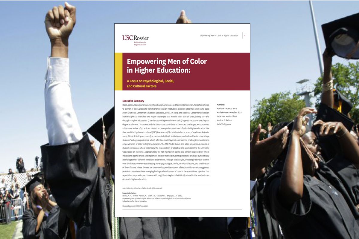 New Paper Examines Individual, Institutional, and Cultural Factors that Shape Students’ College Experiences for Men of Color