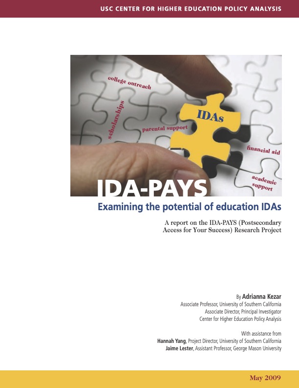 Examining the Potential of Education IDAs