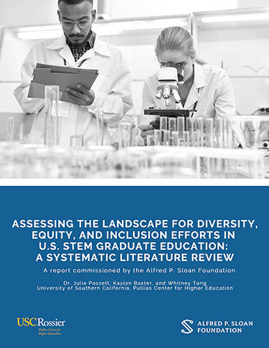 Assessing the Landscape For Diversity, Equity, and Inclusion Efforts in U.S. STEM Graduate Education: A Systematic Literature Review