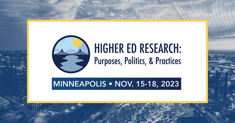 Meet the Pullias Researchers at ASHE in Minneapolis – November 15-18, 2023